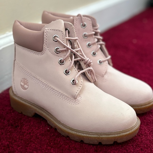 Girls youth light pink Timberland boots - Picture 6 of 6